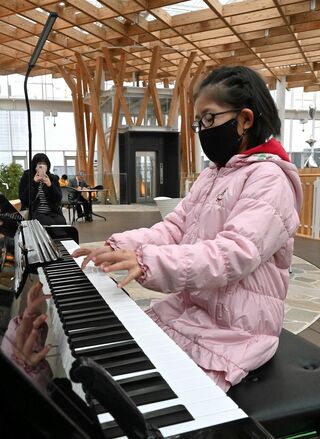 ストリートピアノ、青森県内でも大人気