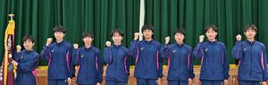 全国高校駅伝で上位を狙う青森山田の女子チーム
