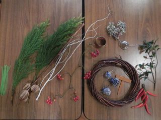 梵珠の森クラフト教室　　−クリスマスリース…